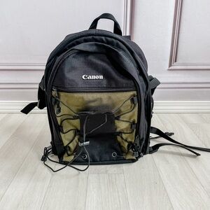 Canon Black and Green Men's Backpack
